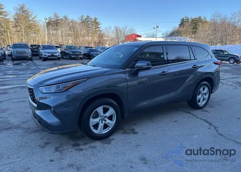 2022 Toyota Highlander L/Le из США, поврежденный, VIN 5TDZZRAH3NS543790